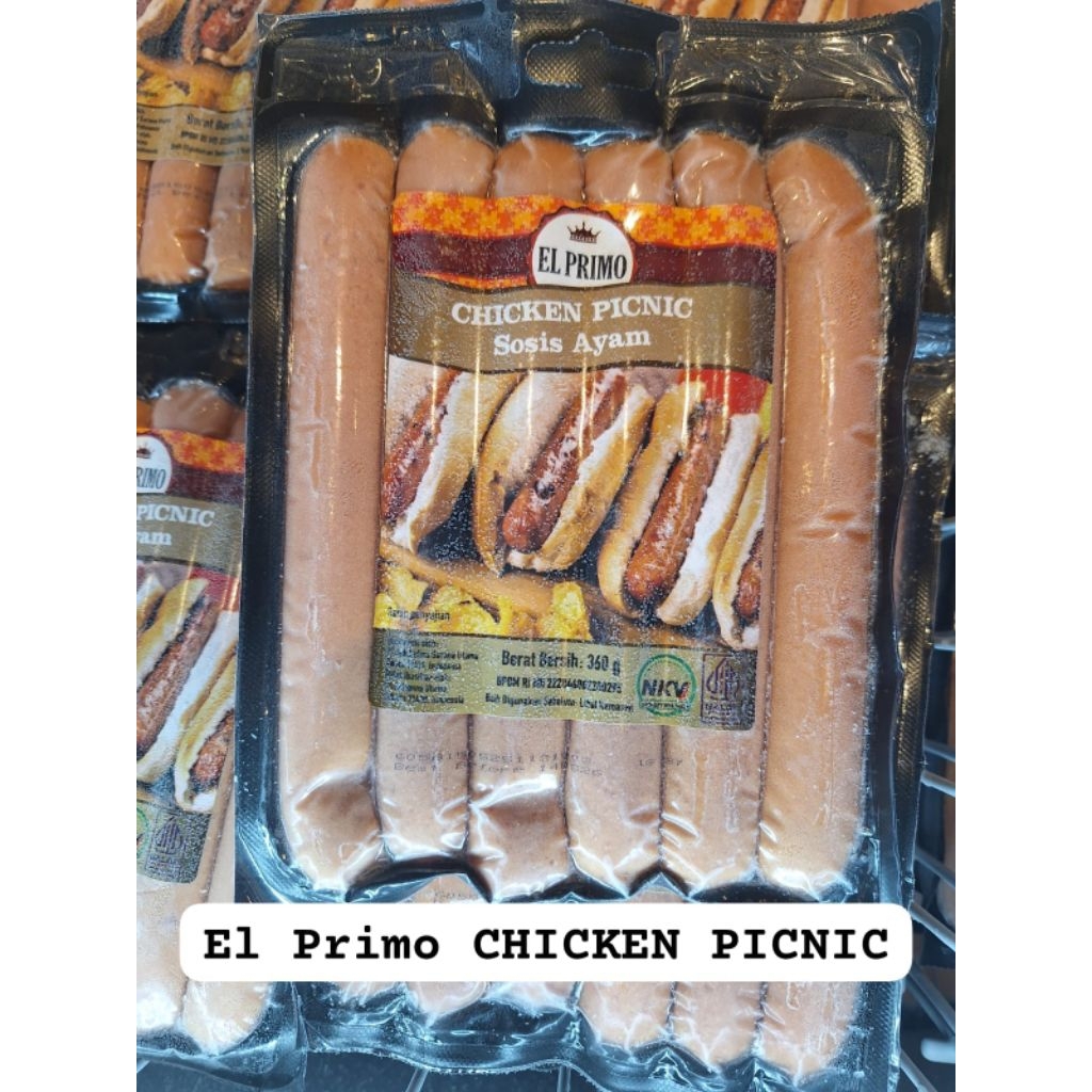 

SOSIS EL PRIMO CHICKEN PICNIC 360GR FROZEN