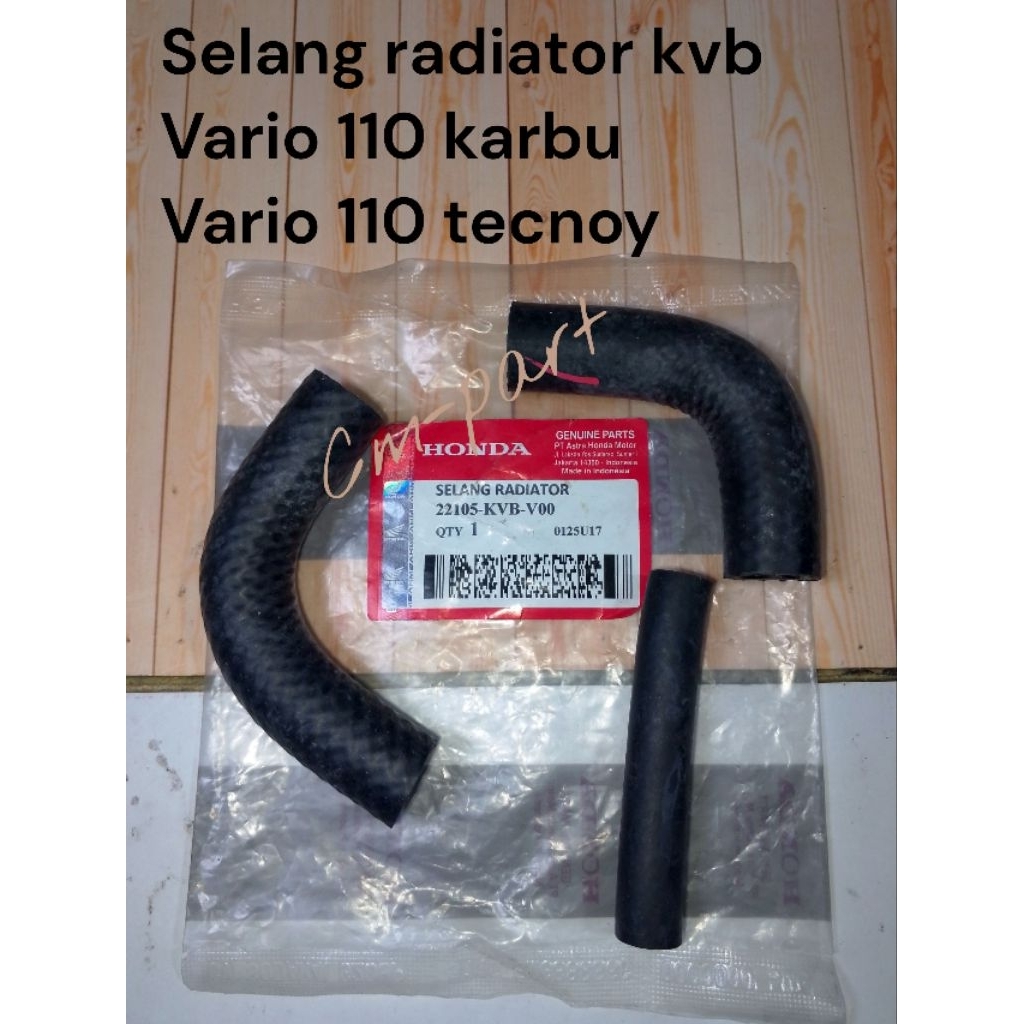 SELANG RADIATOR KVB MOTOR VARIO 110 KARBU