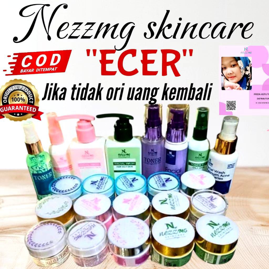 [ECER NEZZMG TERMURAH]ECER SATUAN CREAM NEZZMG SKINCARE ORIGINAL