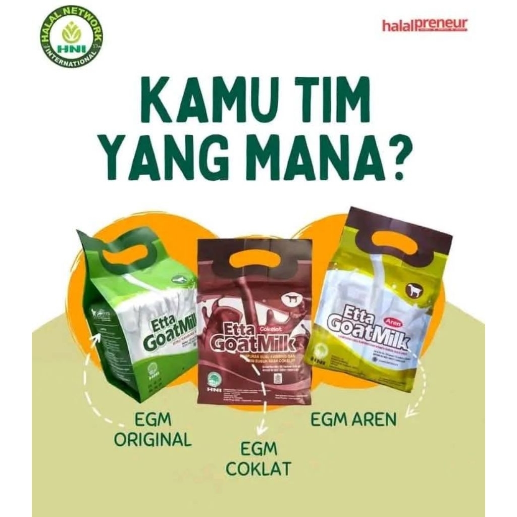 susu etta goat milk - EGM - HNI HPAI