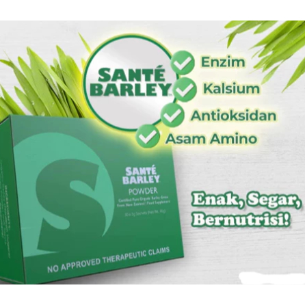 Pure Organic Barley Grass - Sante Barley Powder - New Zelnd