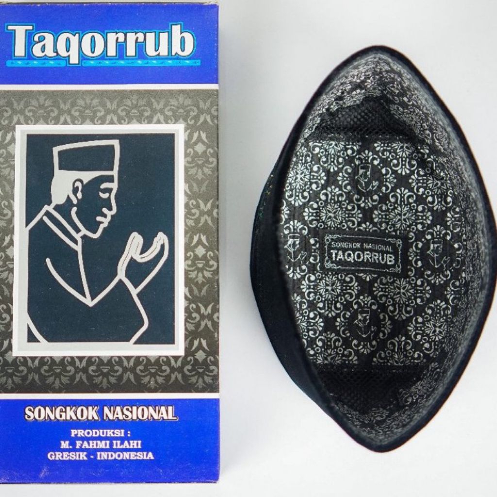 peci hitam taqorrub AC tinggi 8 ori