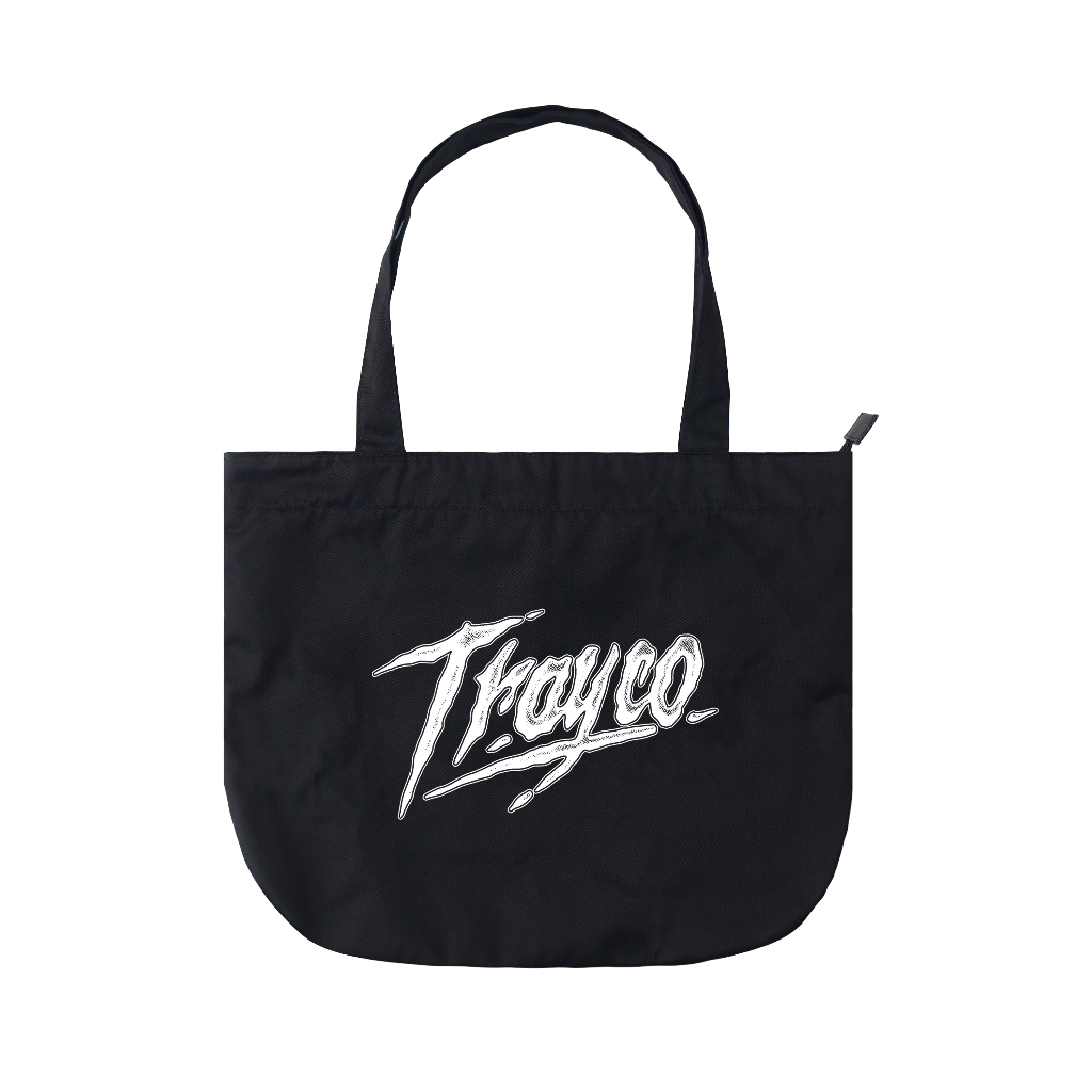 Troy Company Totebag Black Line - Tas Tote bag Hitam TB 3291
