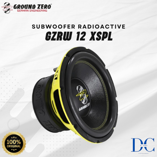 Subwoofer Audio Mobil - Subwoofer Radioactive GZRW 12 XSPL Ground Zero -30 cm High-Quality SPL Subwo
