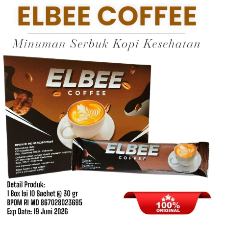 

Eelbee Kopi Kesehatan 1 Box Isi 10 Sachet Asli