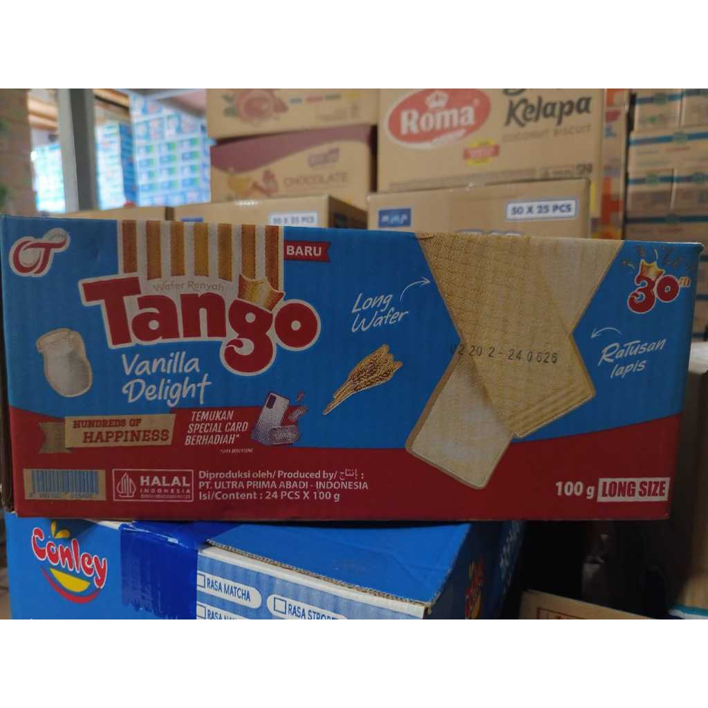 

Tango Wafer 100gr Dus (Isi 24)