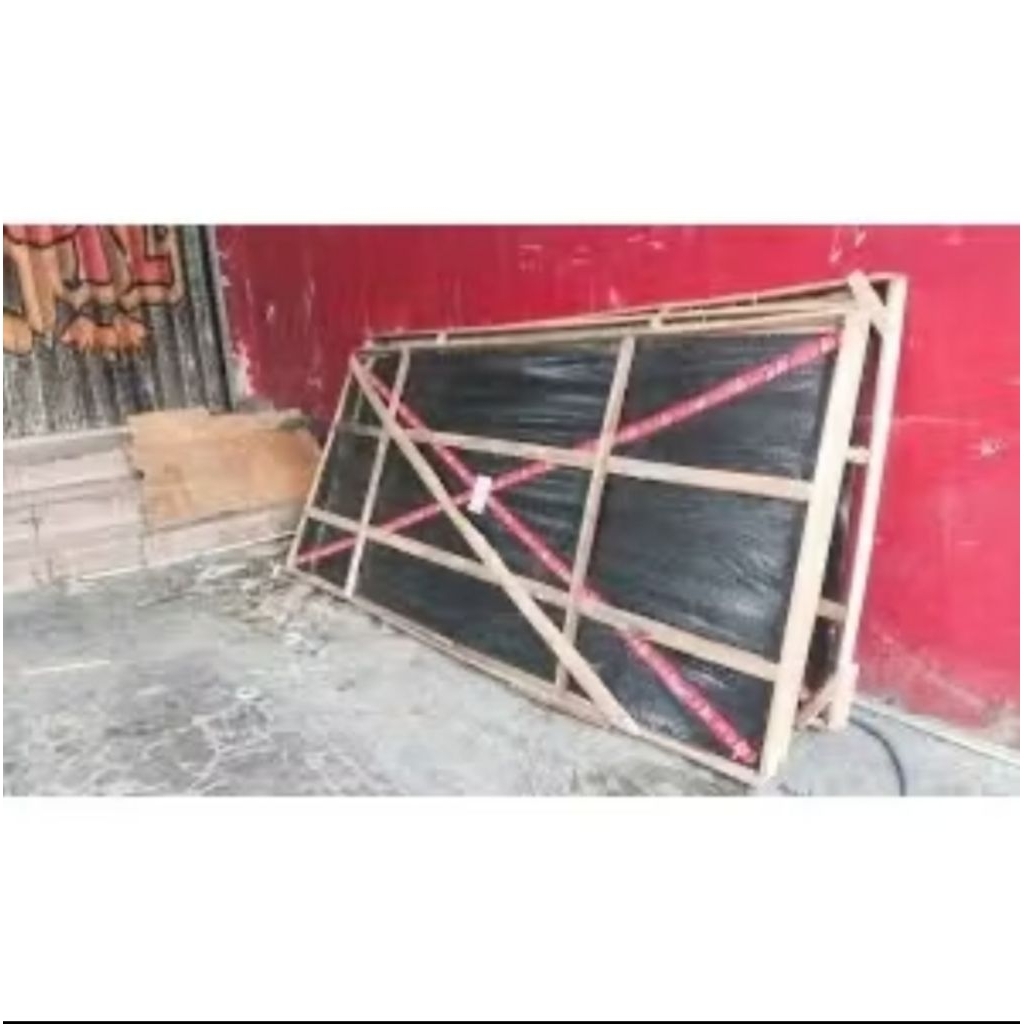 

packing Kayu dan Bubble Wrap