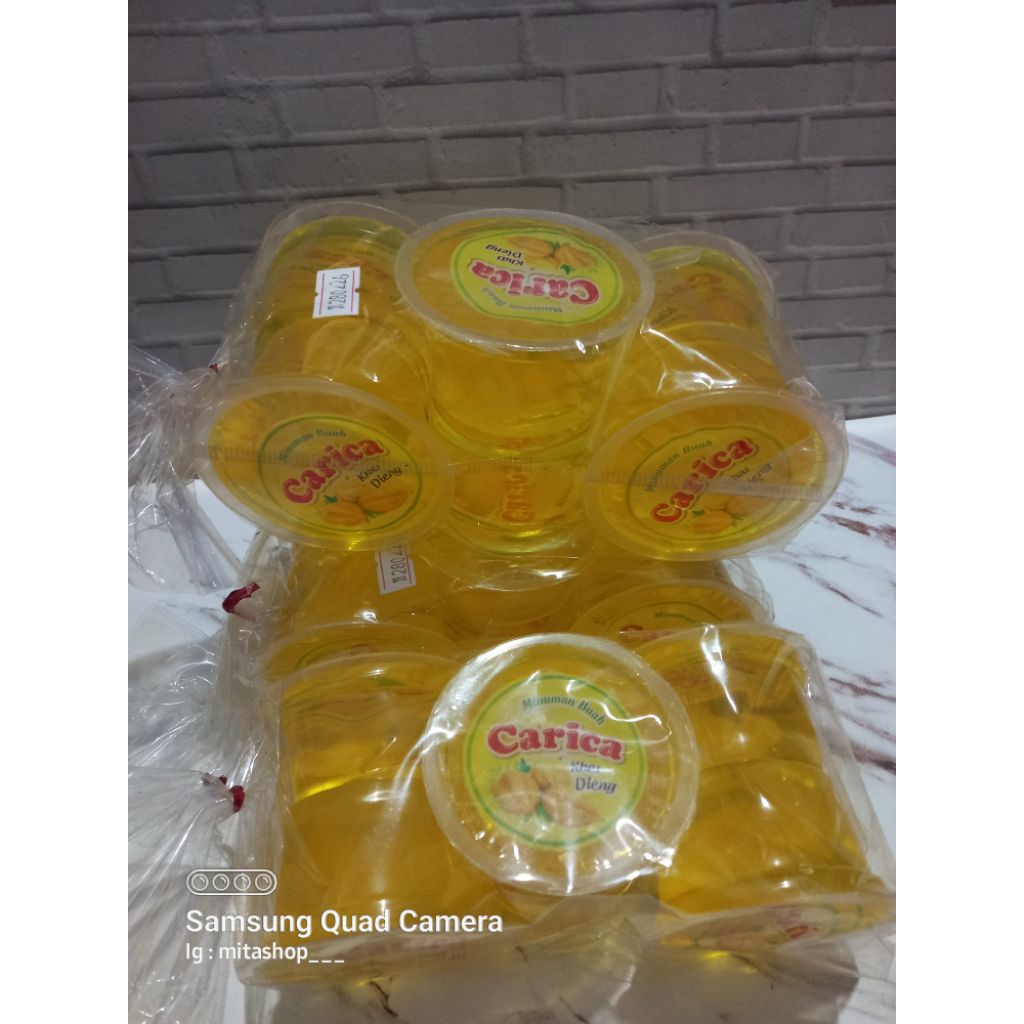 

Carica khas dieng wonosobo isi 6 cup | Oleh oleh khas dieng wonosobo | READY Langsung kirim