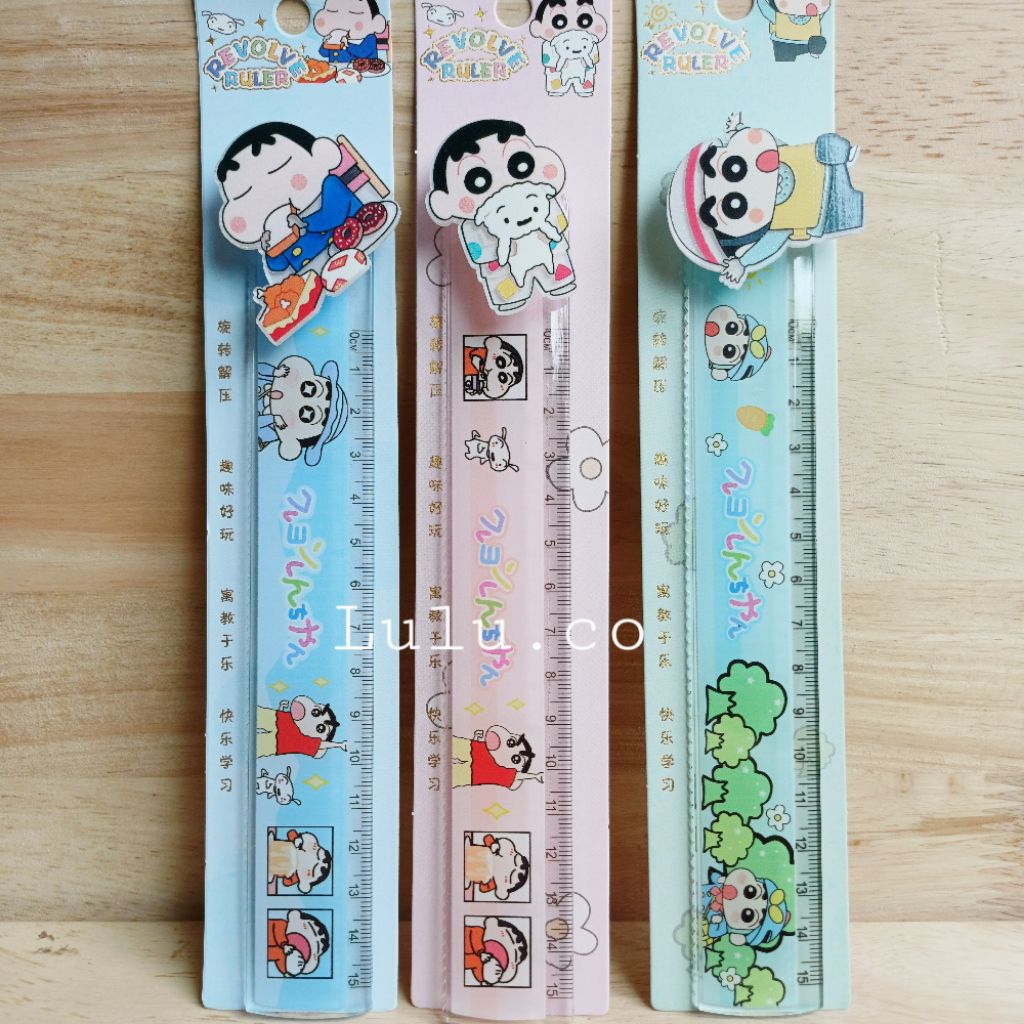 

Penggaris shinchan putar 15cm 1387