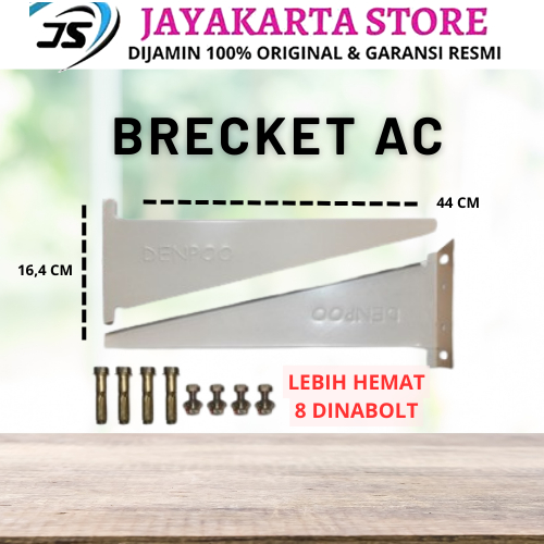 Denpoo Bracket AC Outdoor 1/2 PK, 3/4 PK sampai 1 PK / Dudukan AC Outdoor Tebal