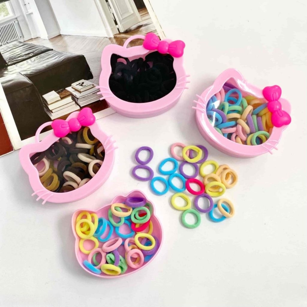 Box HK Karet Donut Mini Isi 50pcs