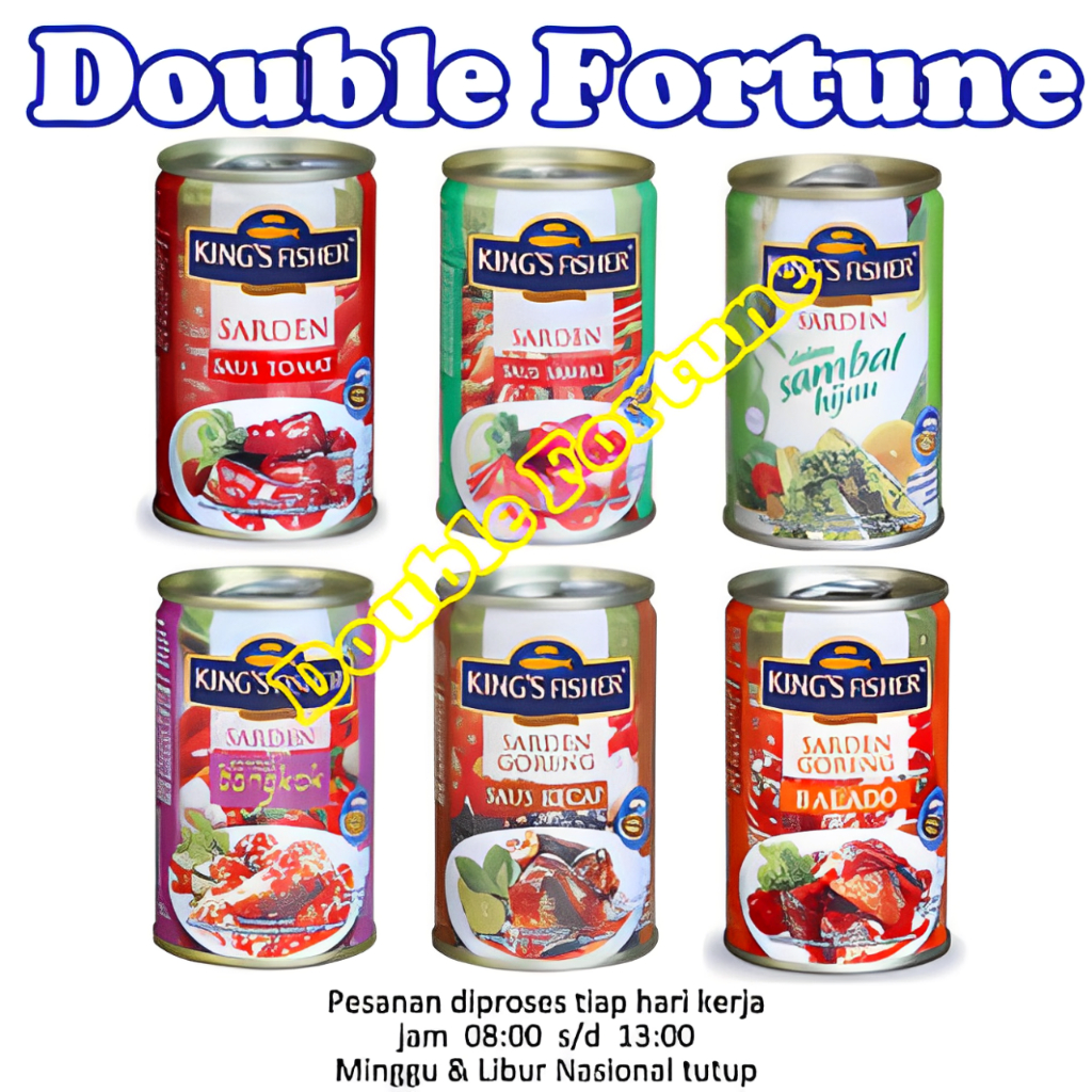 

KING FISHER SARDEN DALAM SAUS SAMBAL / SAUS TOMAT KALENG 155gr