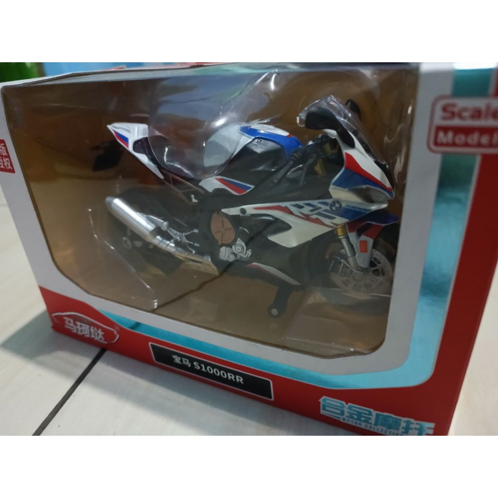 miniatur motor Kawasaki ninja ZX -6R stand 1:12 new