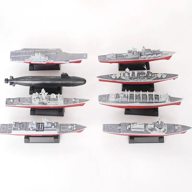 Mokit Miniatur model kit kapal perang modern 4D
