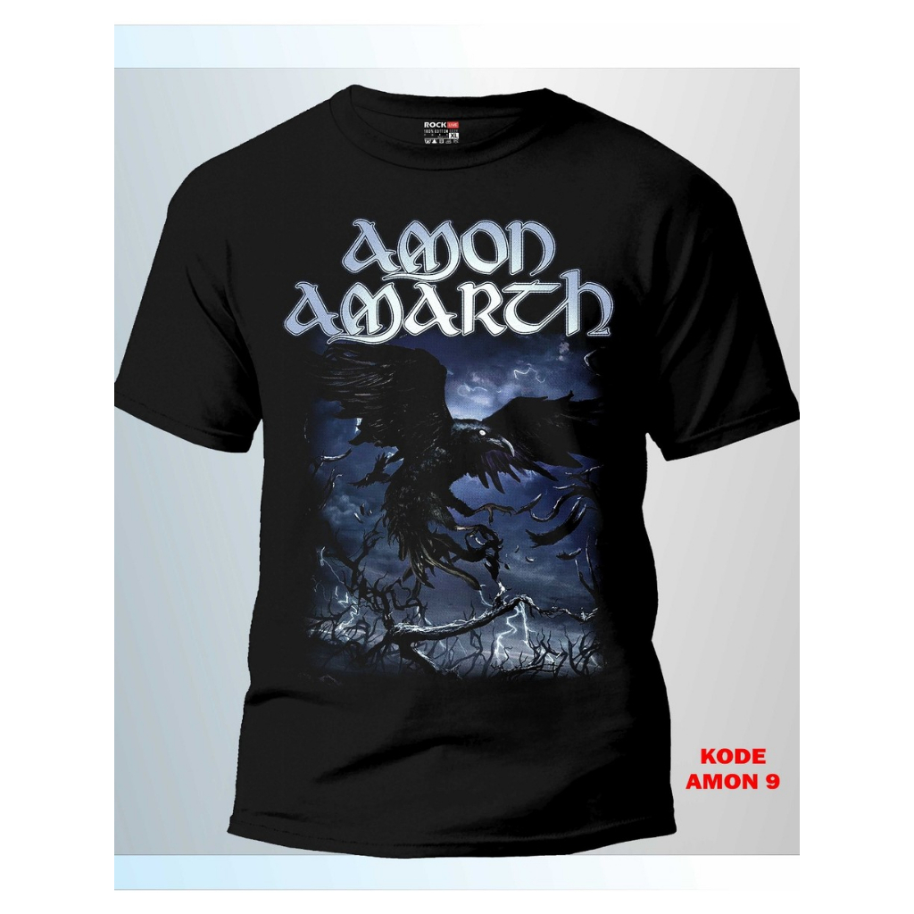 FF - T-shirt band AMON AMATH premium distro unisex bahan 24s
