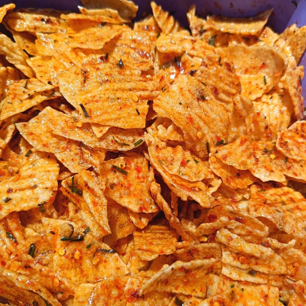 

Seblak kicimpring / Sebring kicimpring / seblak opak / Sebring opak pedas gurih daun jeruk