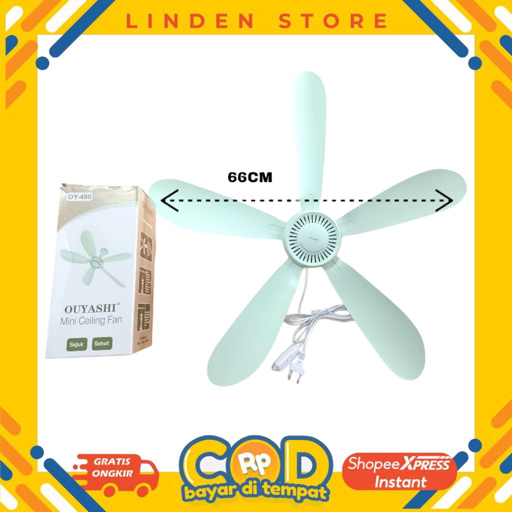 Mini Ceiling Fan OUYASHI OY-480 5 Baling