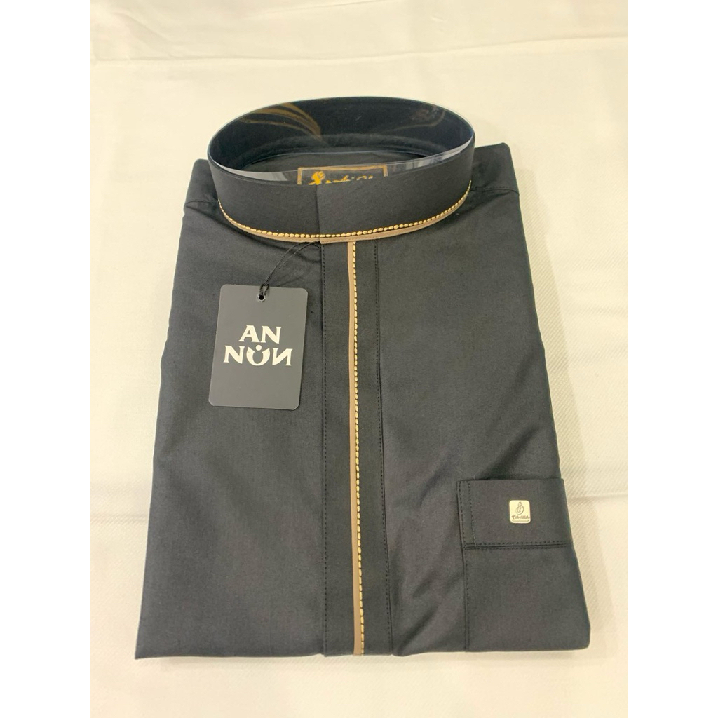 BAJU KOKO ANNUN SAUDI JAHIT LIS TENGAH