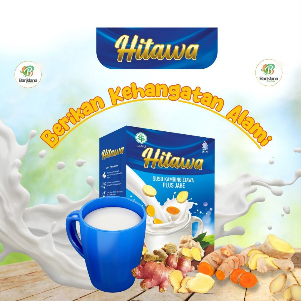

Susu Kambing Etawa Bubuk Plus Jahe Dan Temulawak Hitawa - Susu Kambing Etawa Original Kemasan 200g