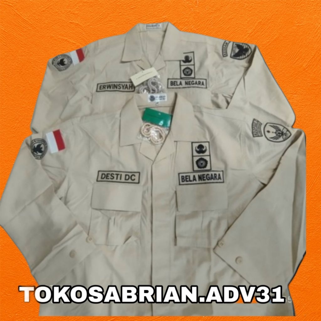 Seragam PDL bela negara kemhan Seragam PDL KEMHAN Kemenhan PNS Kementrian Pertahanan Bela Negara ste