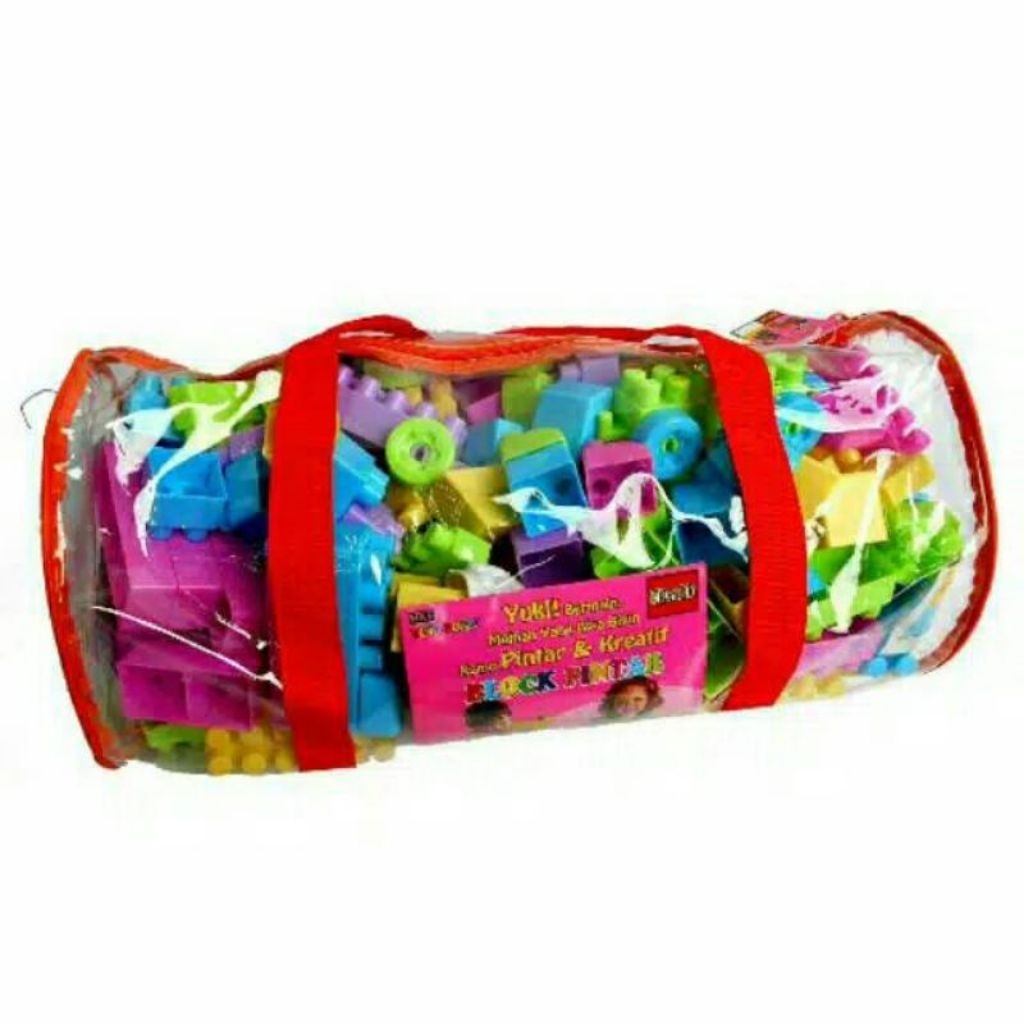 MAINAN EDUKASI ANAK BLOCK PINTAR HAPPY HANLO 458 PCS