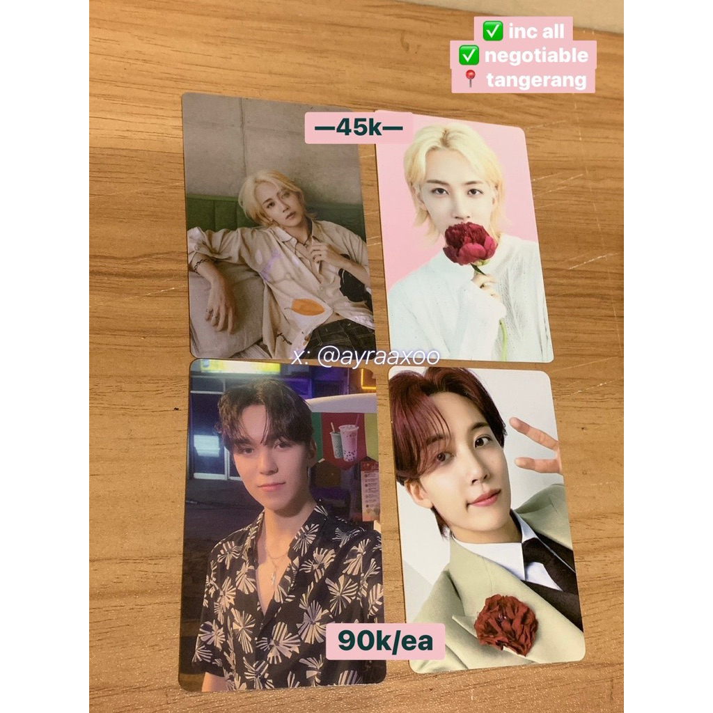 photocard jeonghan vernon attaca seventeen cafe spill the feels stf wvjp osaka dome pob incomplete h