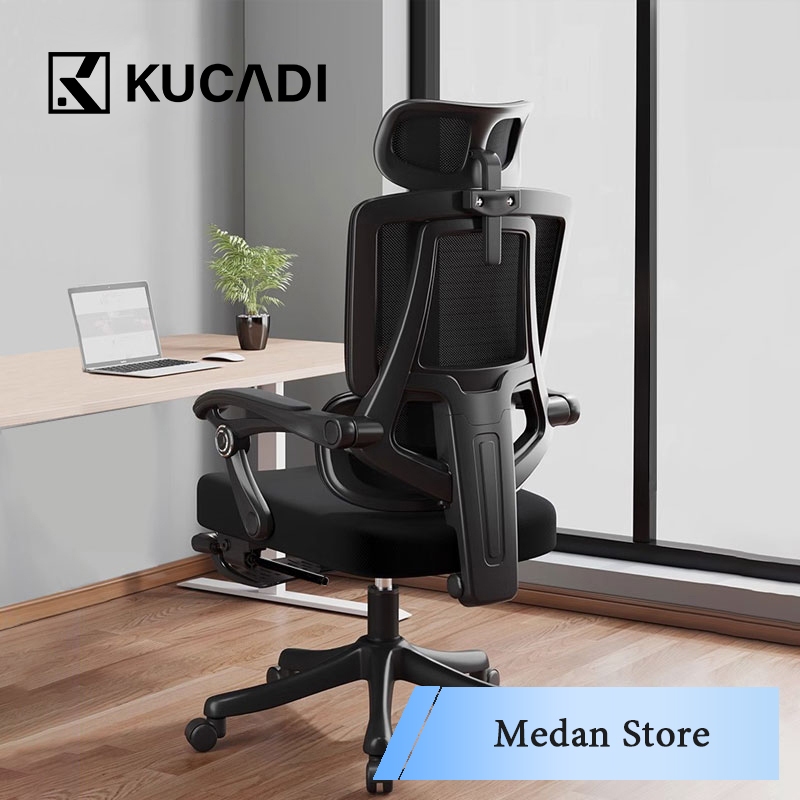 KUCADI[Pengiriman Dari Medan ] Kursi Kantor Kursi Ergonomis Kursi Belajar Kerja Kursi Gaming Kursi P