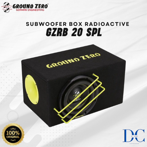 Subwoofer Passive Box Mobil - Subwoofer Radioactive GZRB 20 SPL Ground Zero - 20 cm / 8″ Vented SPL 