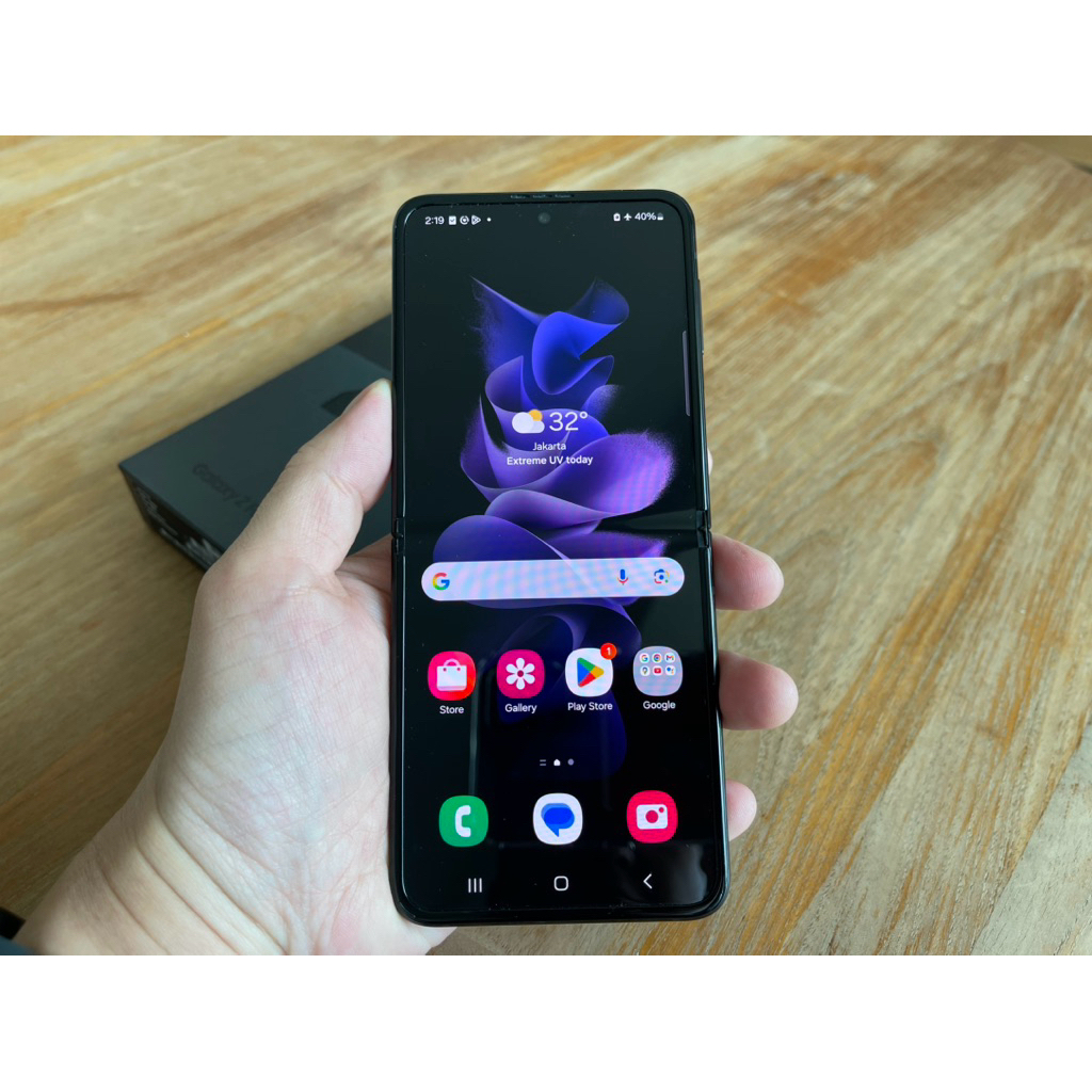 [Bekas] Samsung Galaxy Z Flip3 5G (SM-F711B) BLACK 8GB/128GB