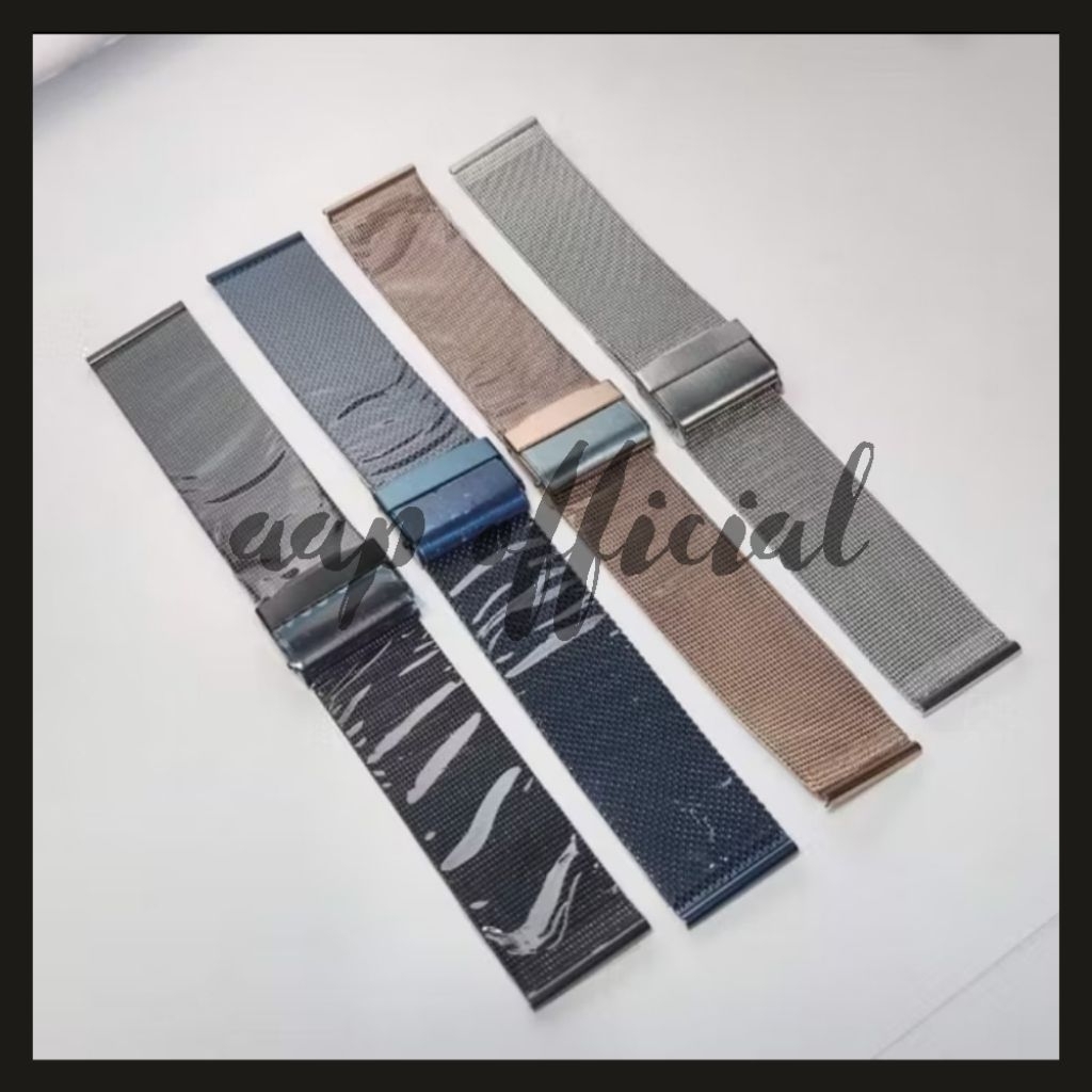 Tali Jam Tangan Rantai Shark Mesh Strap Rantai Pasir Universal Tali Jam