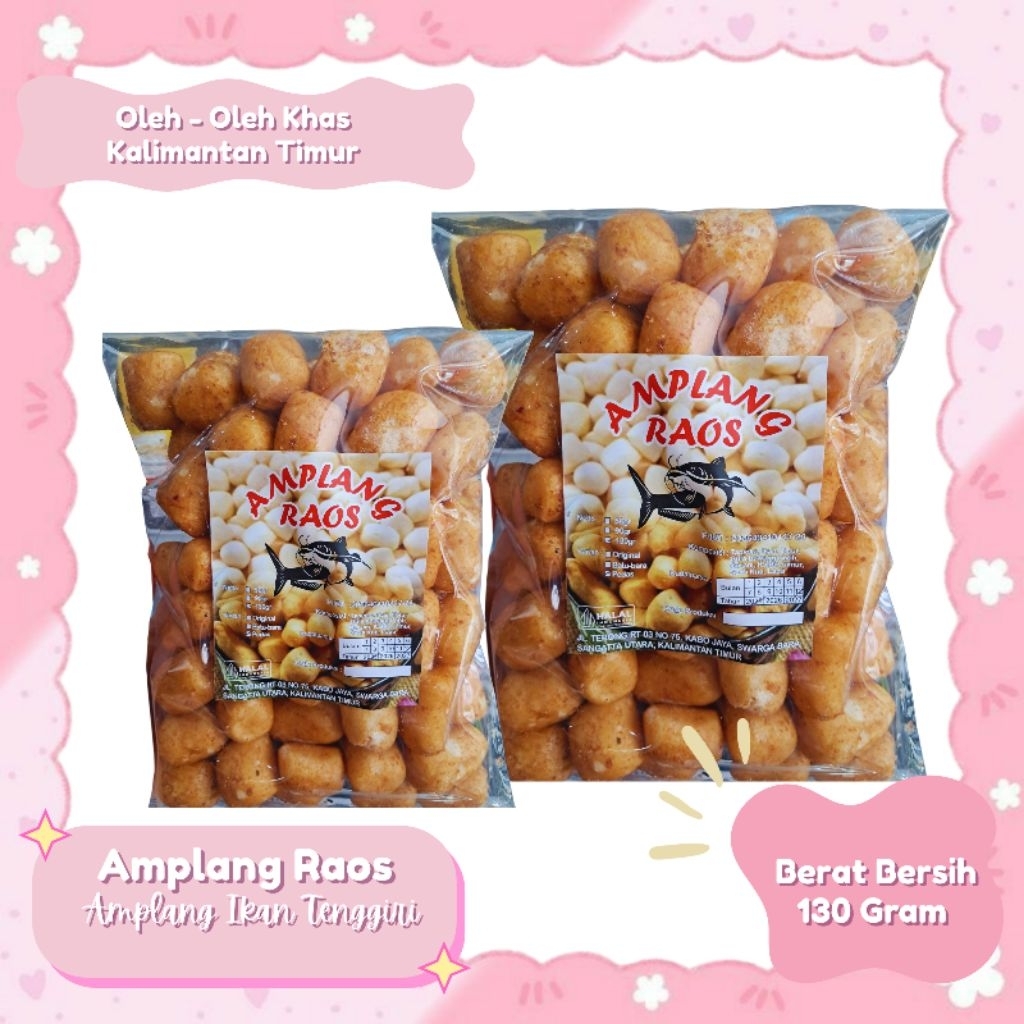 

Amplang Raos Ikan Tenggiri 130gr - Oleh Oleh Khas Kalimantan Timur