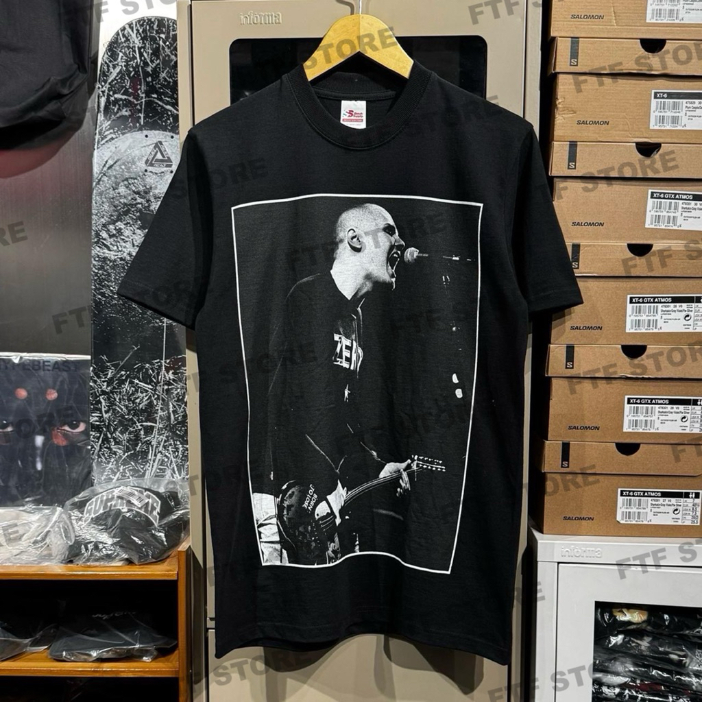 [ORI] SMASHING PUMPKINS - BILLY CORGAN TSHIRT BLACK Kaos Pria