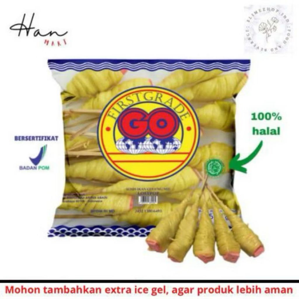 

(Frozen Food Go) Sosis Ikan Gulung Mie Lolypop isi 20 500gr