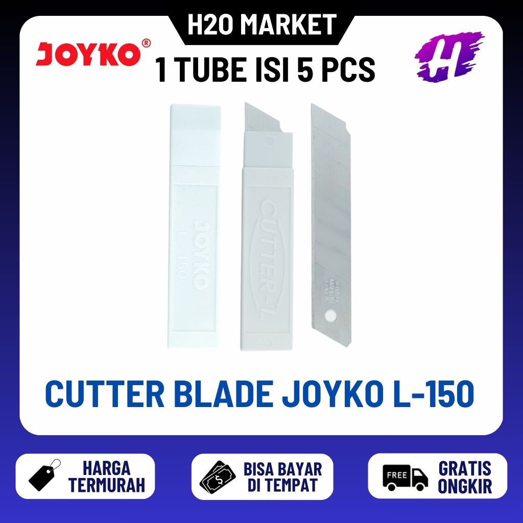 

❤️H2O❤️ Isi Cutter Besar L-150 Joyko (1 Pak kecil)