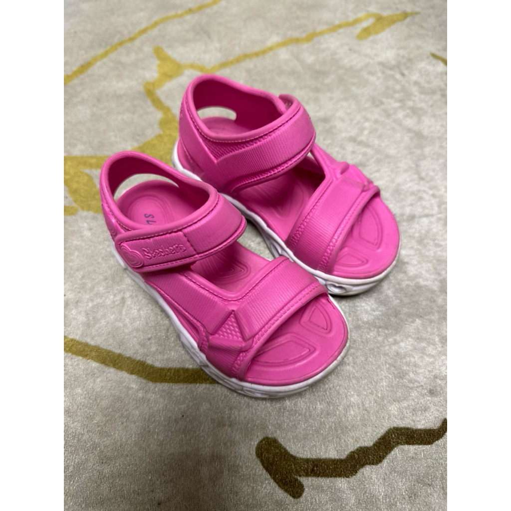 Sepatu Skechers Heart Lights Girl's Sandals - Pink