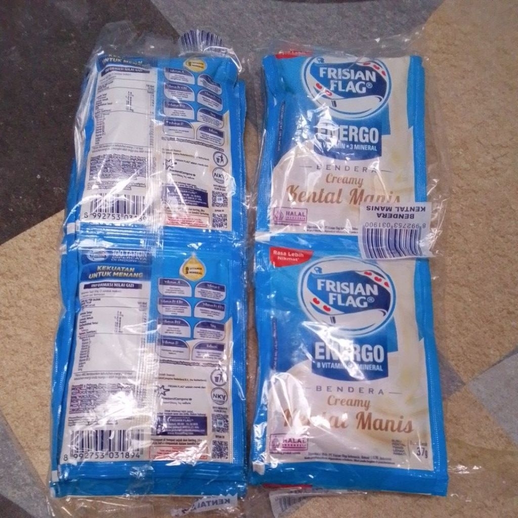 

Susu kental manis Frisian Flag 1 renceng