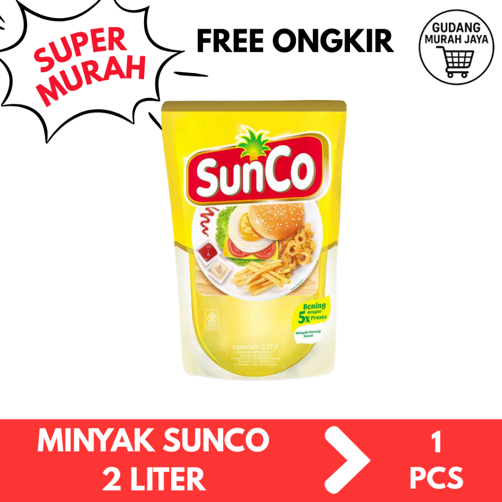 

Sunco Minyak Goreng 2L Vitamin A Sehat | Minya Goreng Sawit | READY LANGSUNG KIRIM