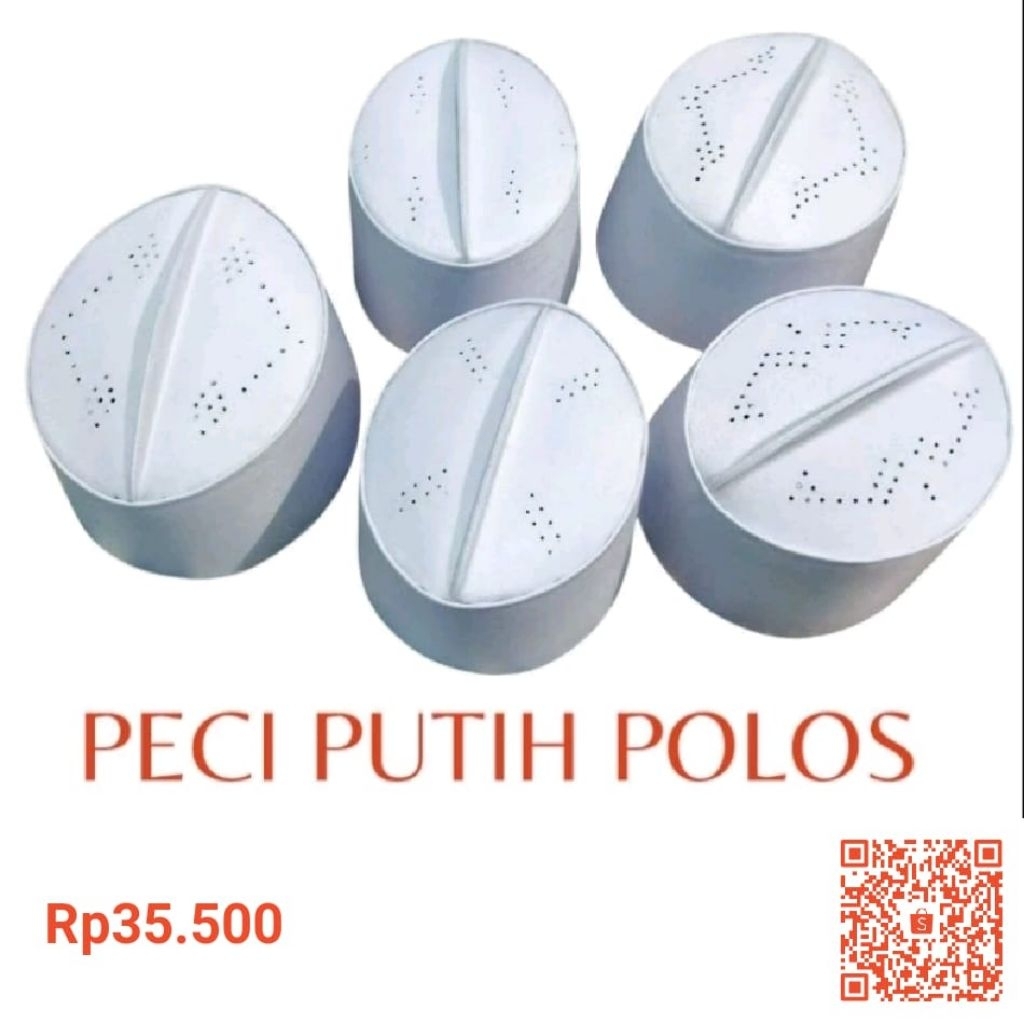 PECI PUTIH ,KOPIAH, SONGKOK, PECI PUTIH POLOS, PECI DEWASA, PECI ANAK, PECI SANTRI, PECI HAJI