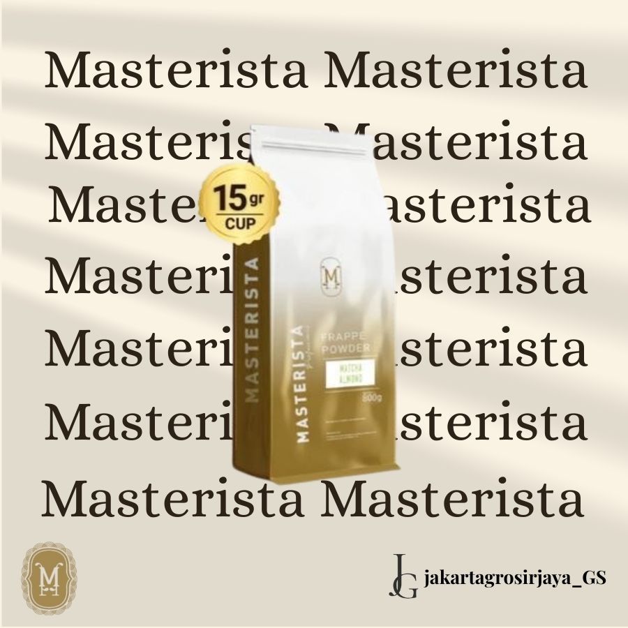 

Bubuk Minuman Masterista Matcha Almond 800gr / Bubuk Minuman Rasa Matcha Almond / Bubuk Matcha Almond