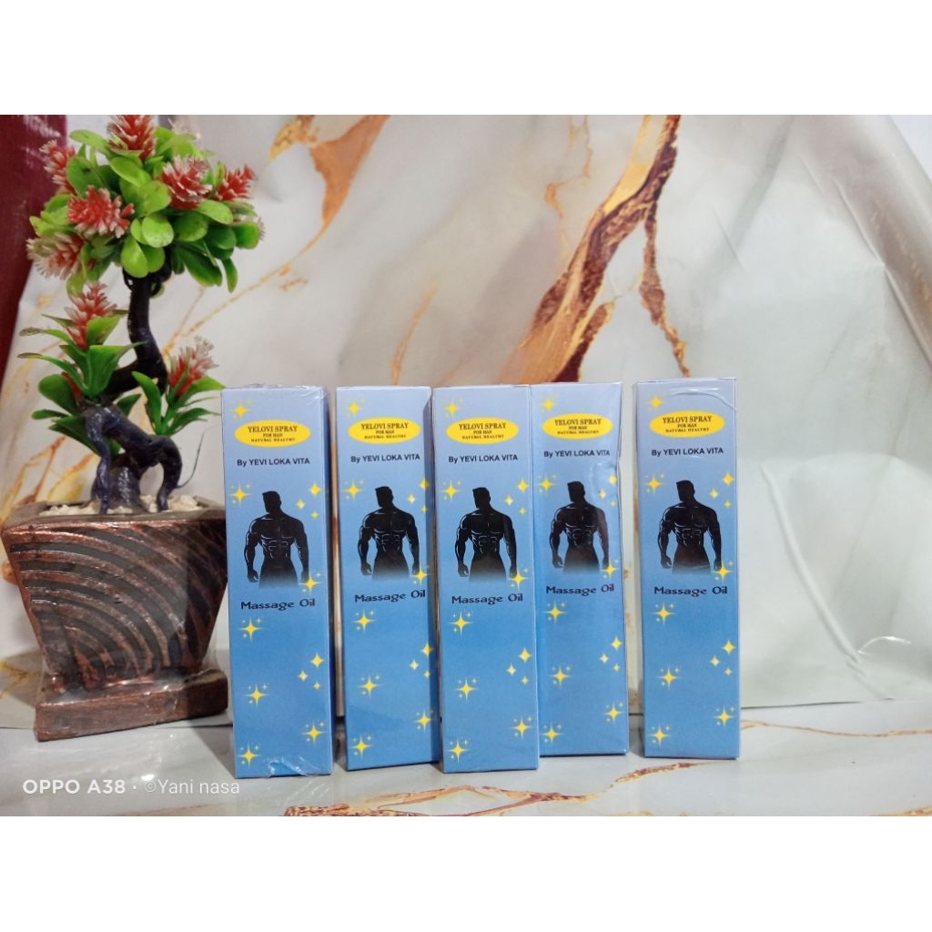 YELOVI SPRAY BIRU OBAT KUWAT