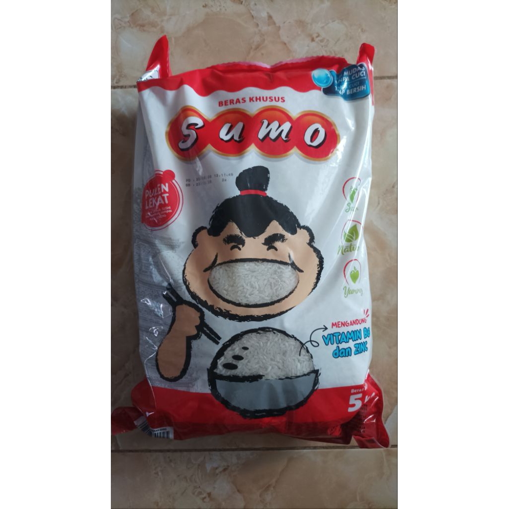 

Beras sumo kemasan premium 5kg | beras