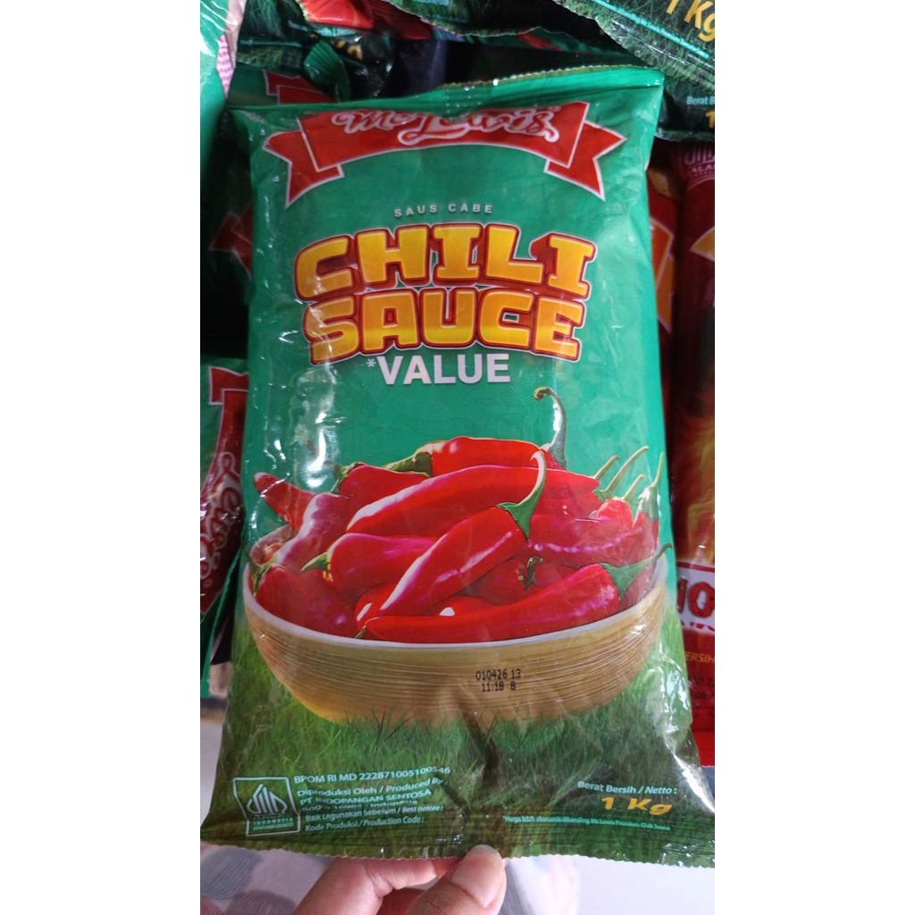 

Saus Bantal Mc Lewis Cabai 1KG