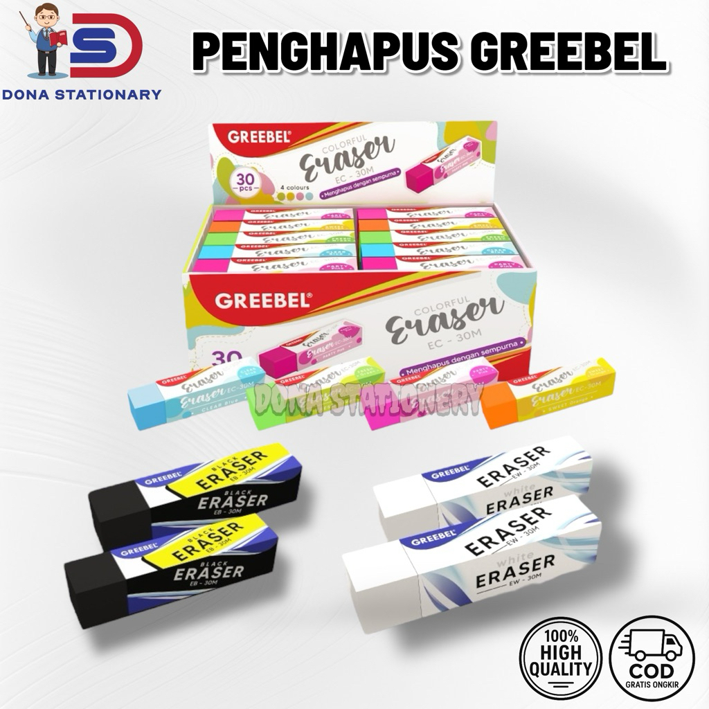 

GREEBEL Penghapus Eraser Tip EC-30M / Penghapus Panjang Greebel