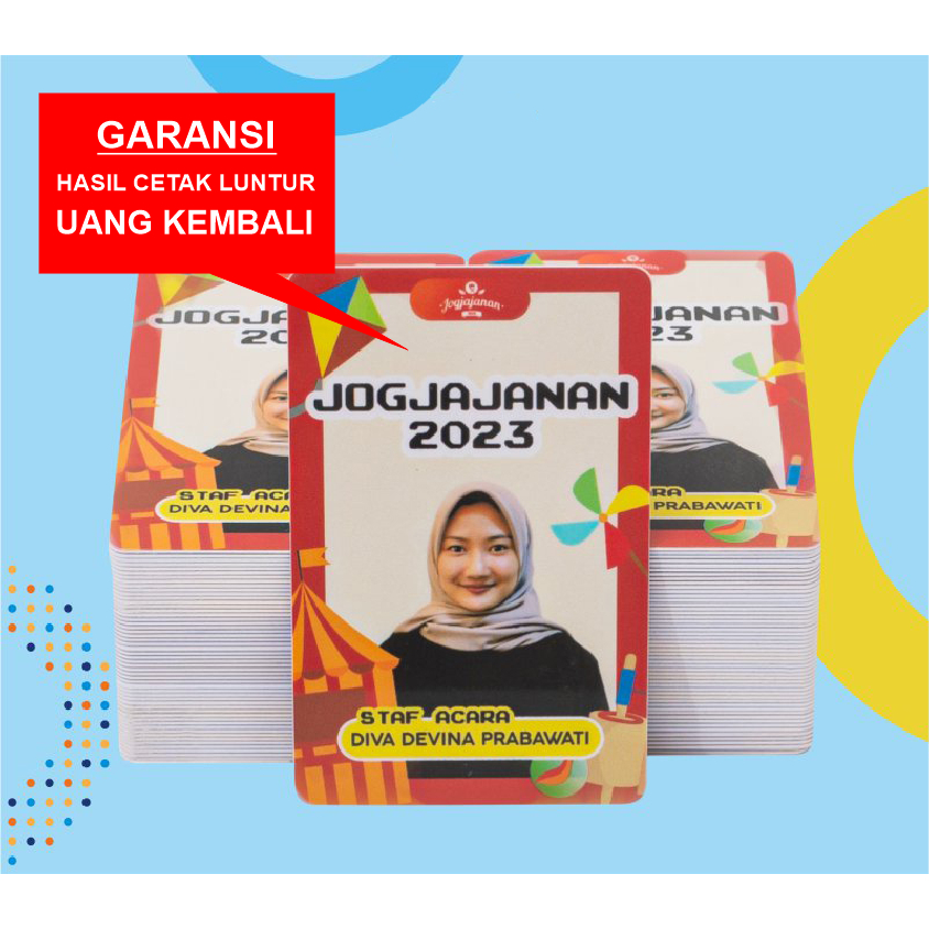 

Cetak Id card Bahan PVC tebal