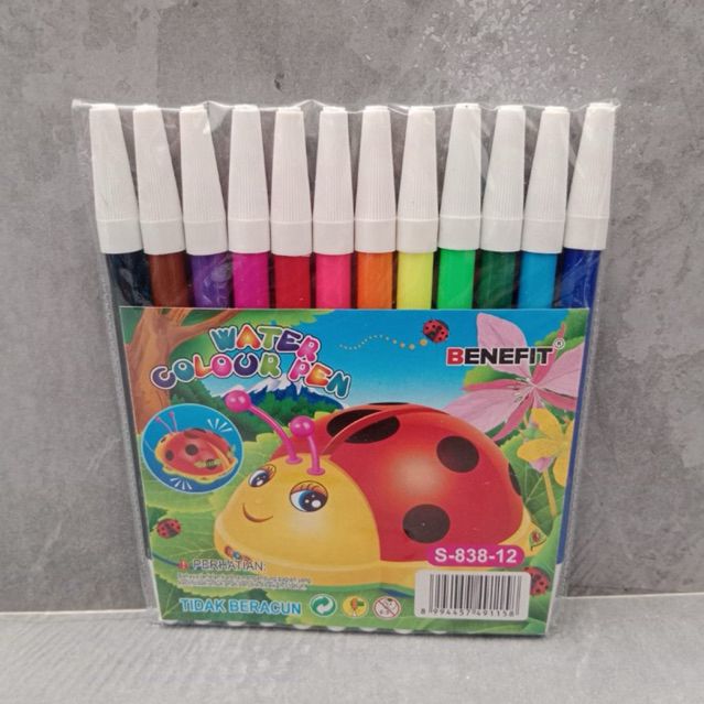 Spidol 12 Warna Benefit / Spidol 12 Warna Murah