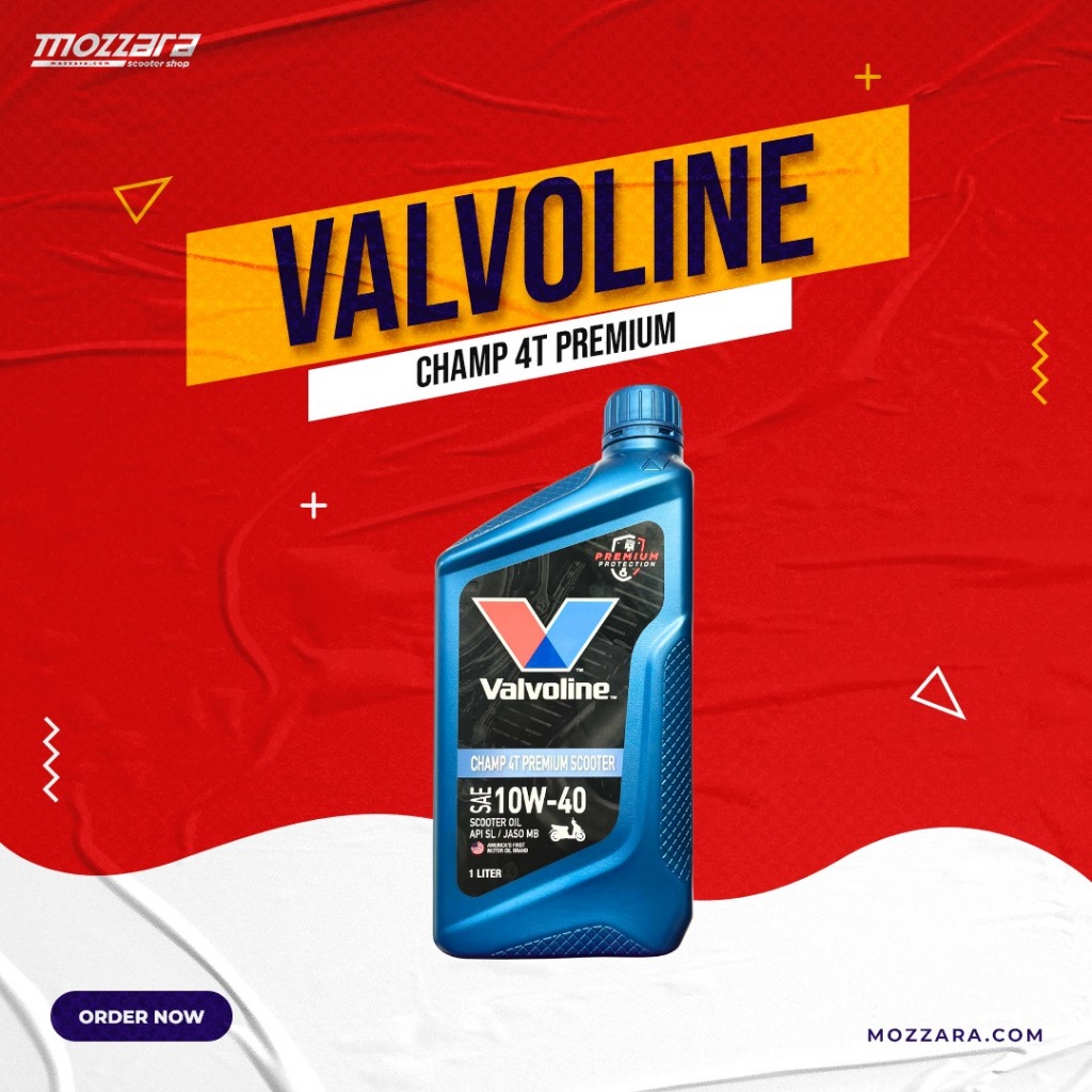 Oli Mesin Valvoline Champ Scooter 10W/40 1Liter 10W-40
