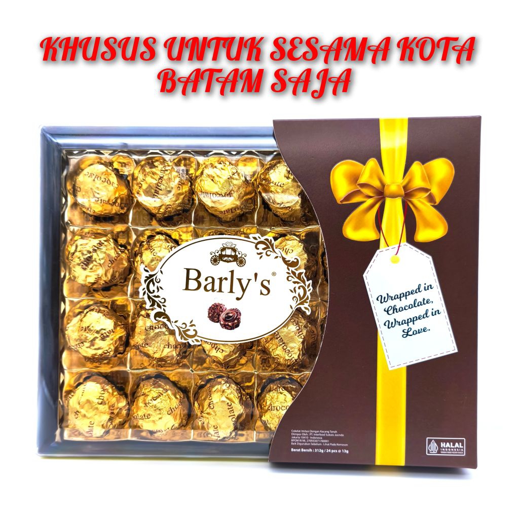 

Barlys Coklat Susu dengan Kacang Tanah 312gram isi 24 pcs