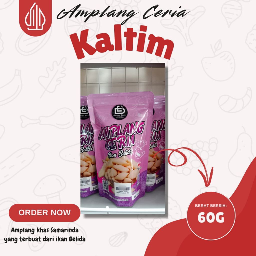 

Amplang Ceria Ikan Belida 60gr – Oleh Oleh Khas Samarinda Kalimantan