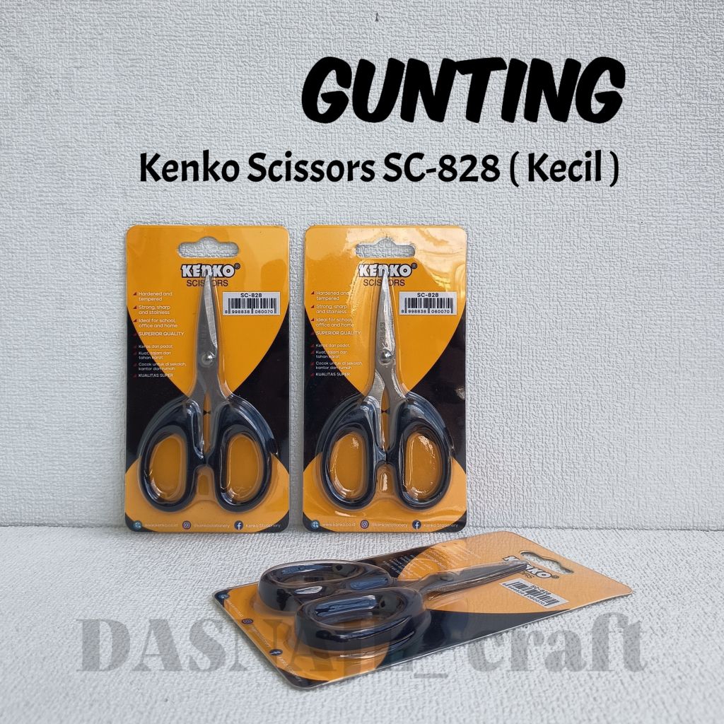 

( 1 pcs ) Gunting Kenko SC-828 Gunting Kecil Kenko Scissors SC-828 Gunting Kecil Gunting Kenko Kecil