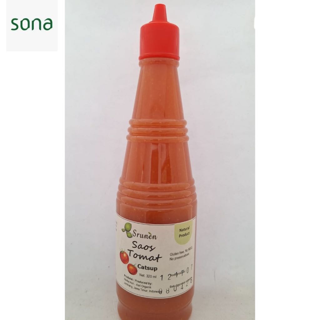 

Saos Tomat Gluten Free 320 Ml - Srunen - Non MSG